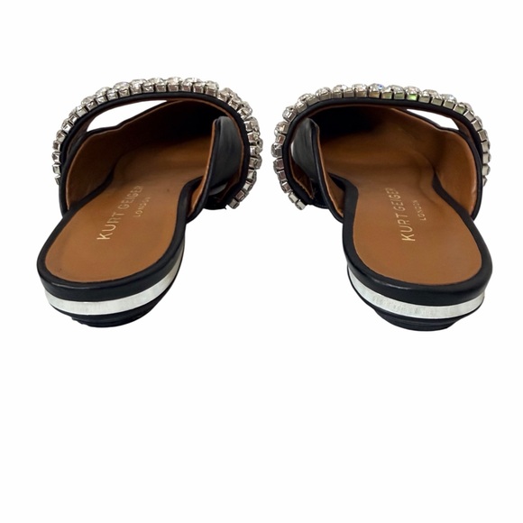 KURT GEIGER PRINCELY FLAT CRYSTAL EMBELLISHED MULE. - Picture 7 of 9